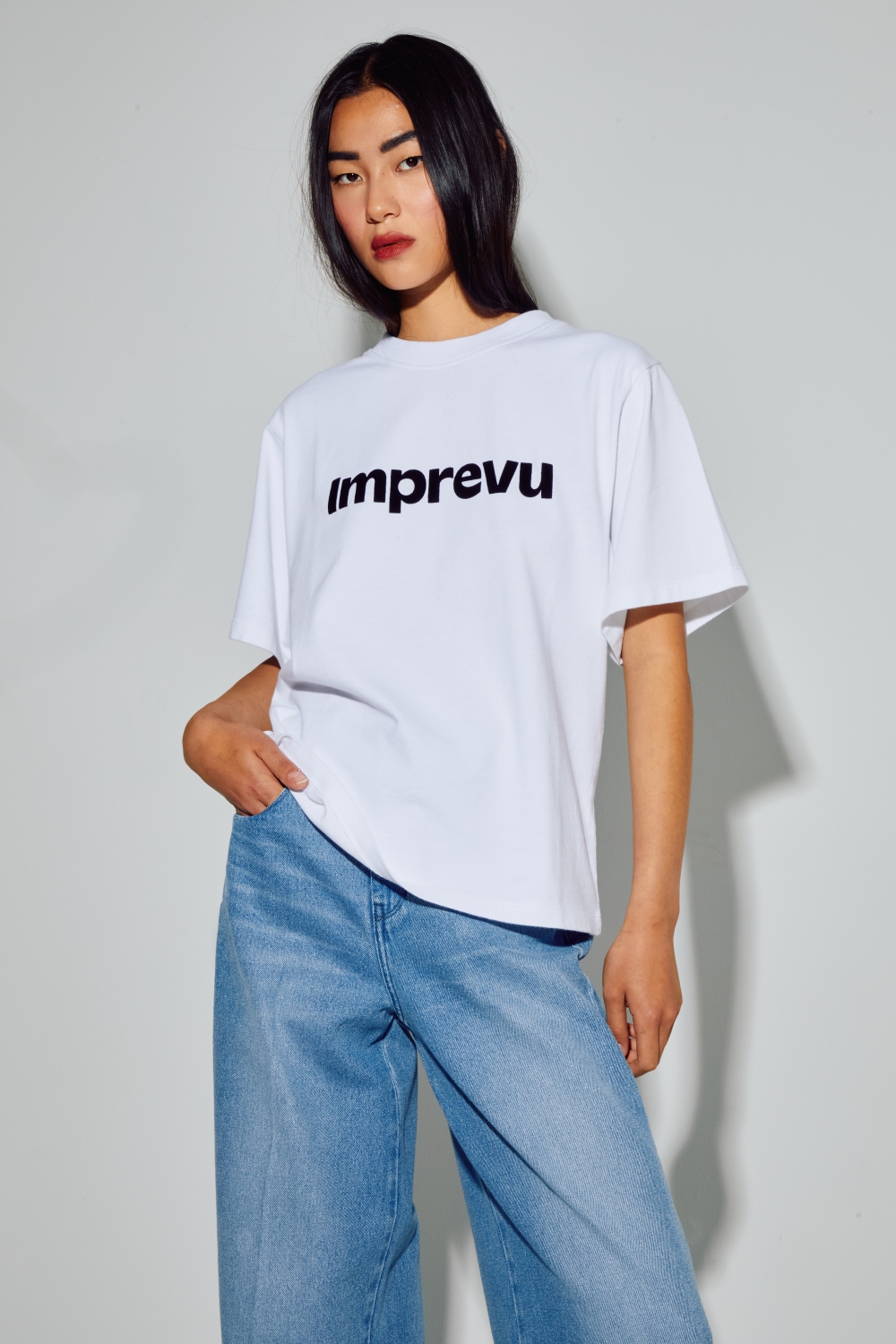 Black velvet Colette logo T-shirt made in Portugal
