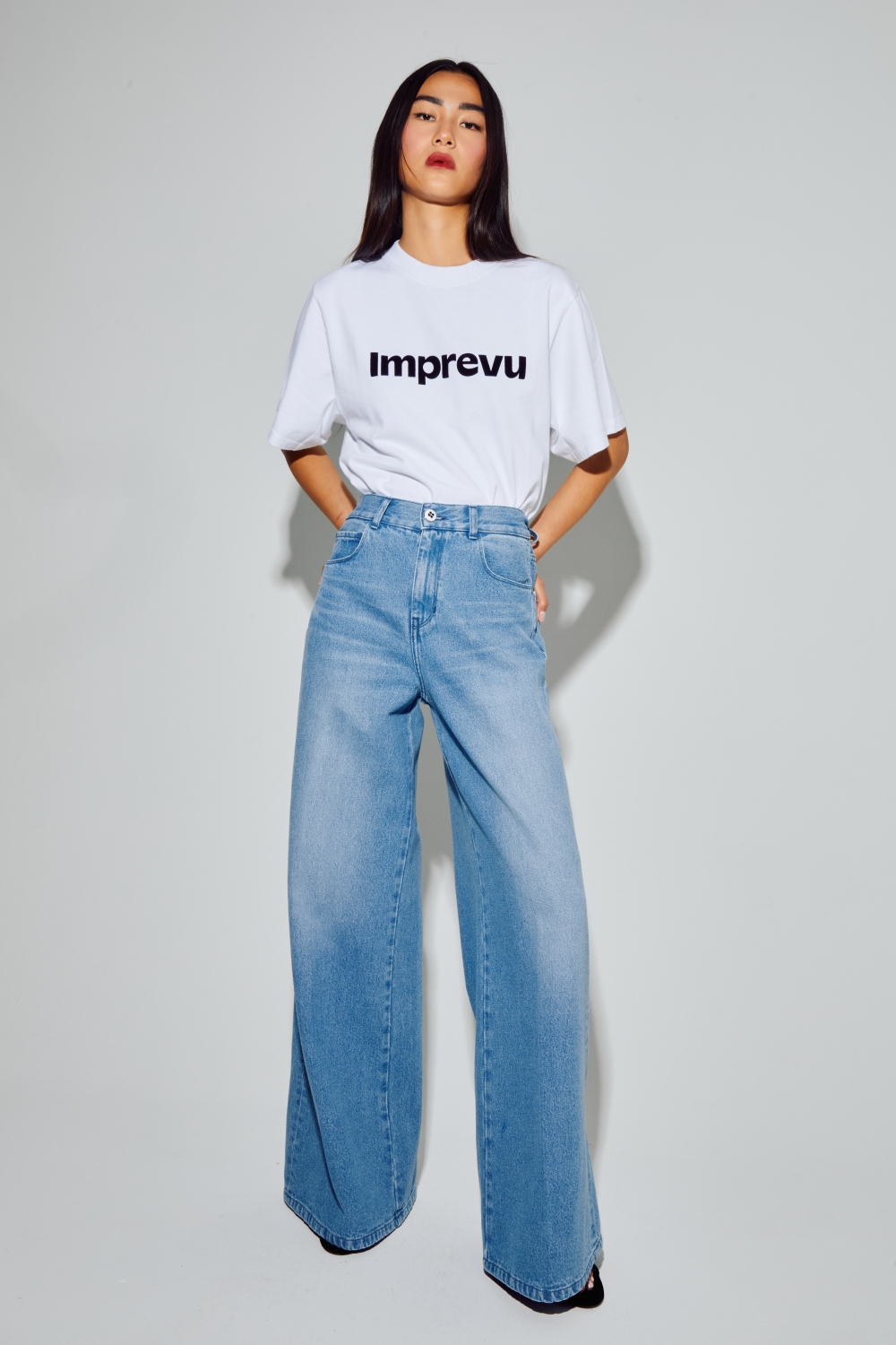 Black velvet Colette logo T-shirt made in Portugal