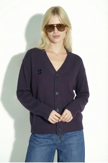 Mira basic vest in marineblauw, gemaakt in Italië.