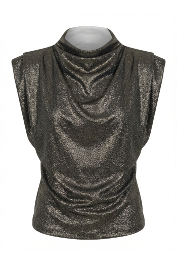 Stretch lurex top made in Italy