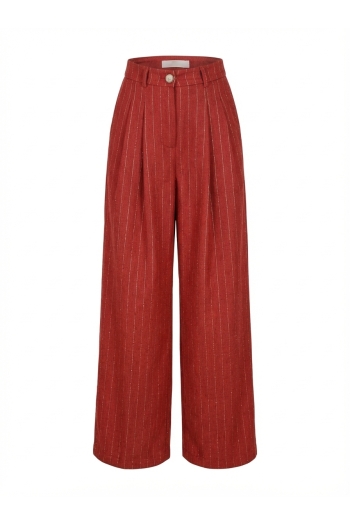 Astrid Goccoa Story red-colored pants made in Italy