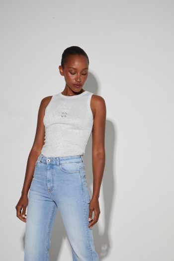 Silver Theo top made in Portugal