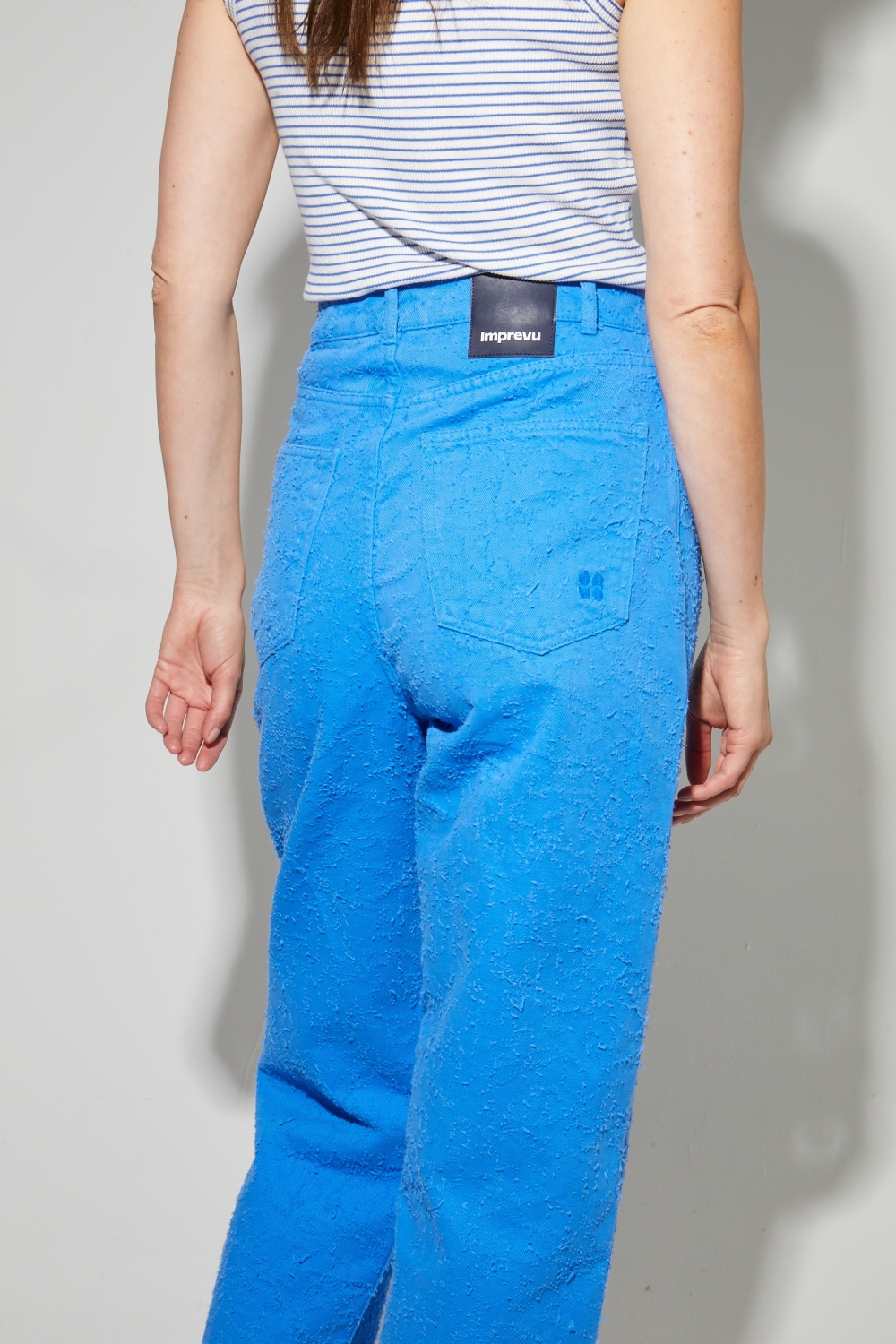 Roxy Barrel Used Royal Blue Denim, Made in Portugal