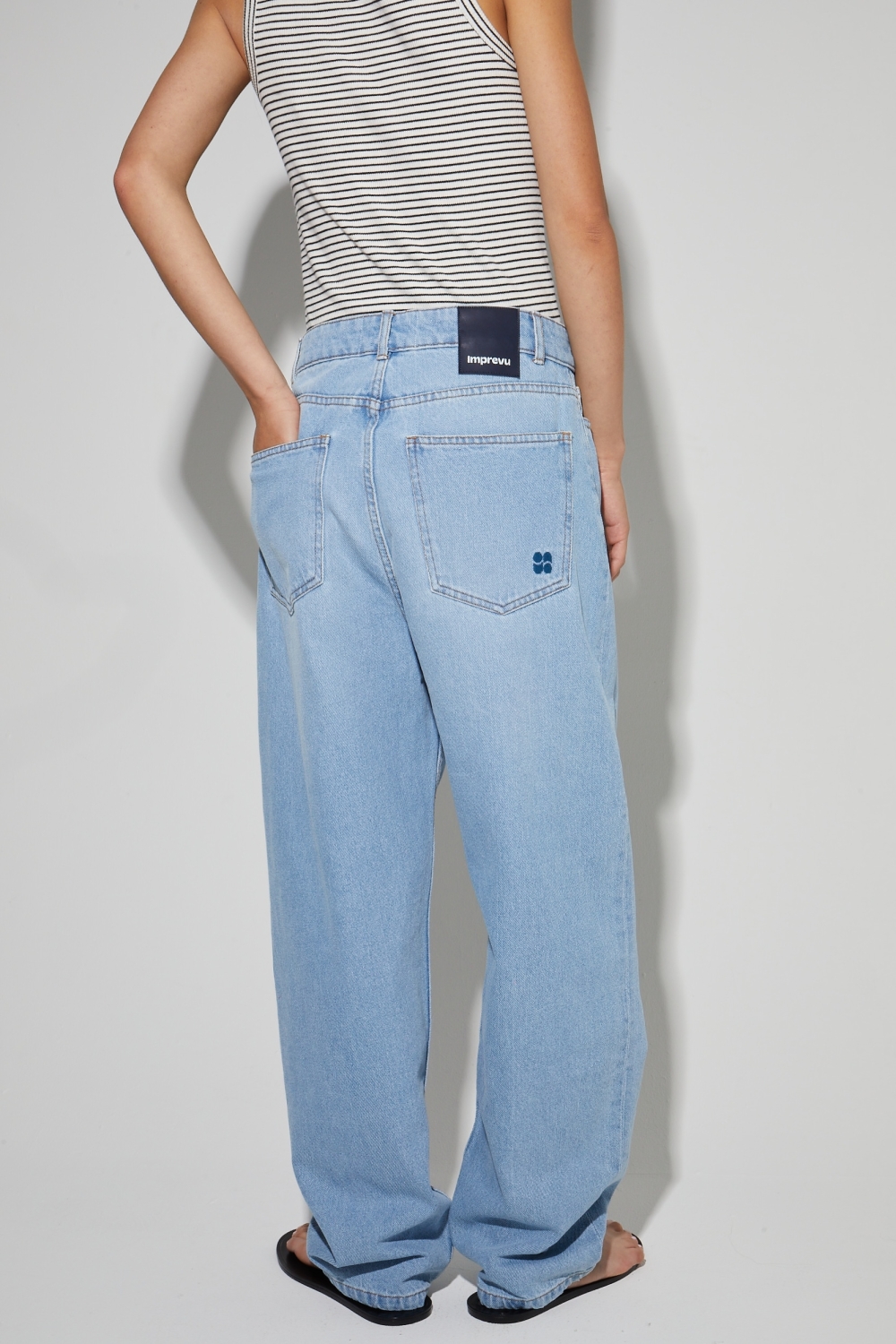 Denim Roxy Barrel light blue, fabriqué au Portugal