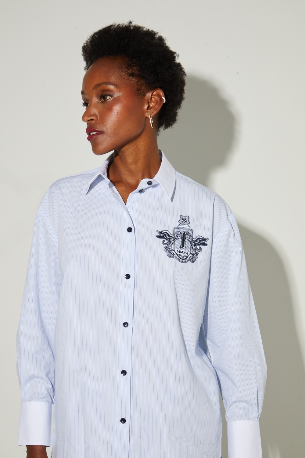 Victoria-overhemd in tailoring-stijl