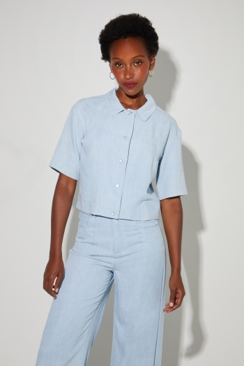 Chemise Mael Lyocell, fabriquée en Italie