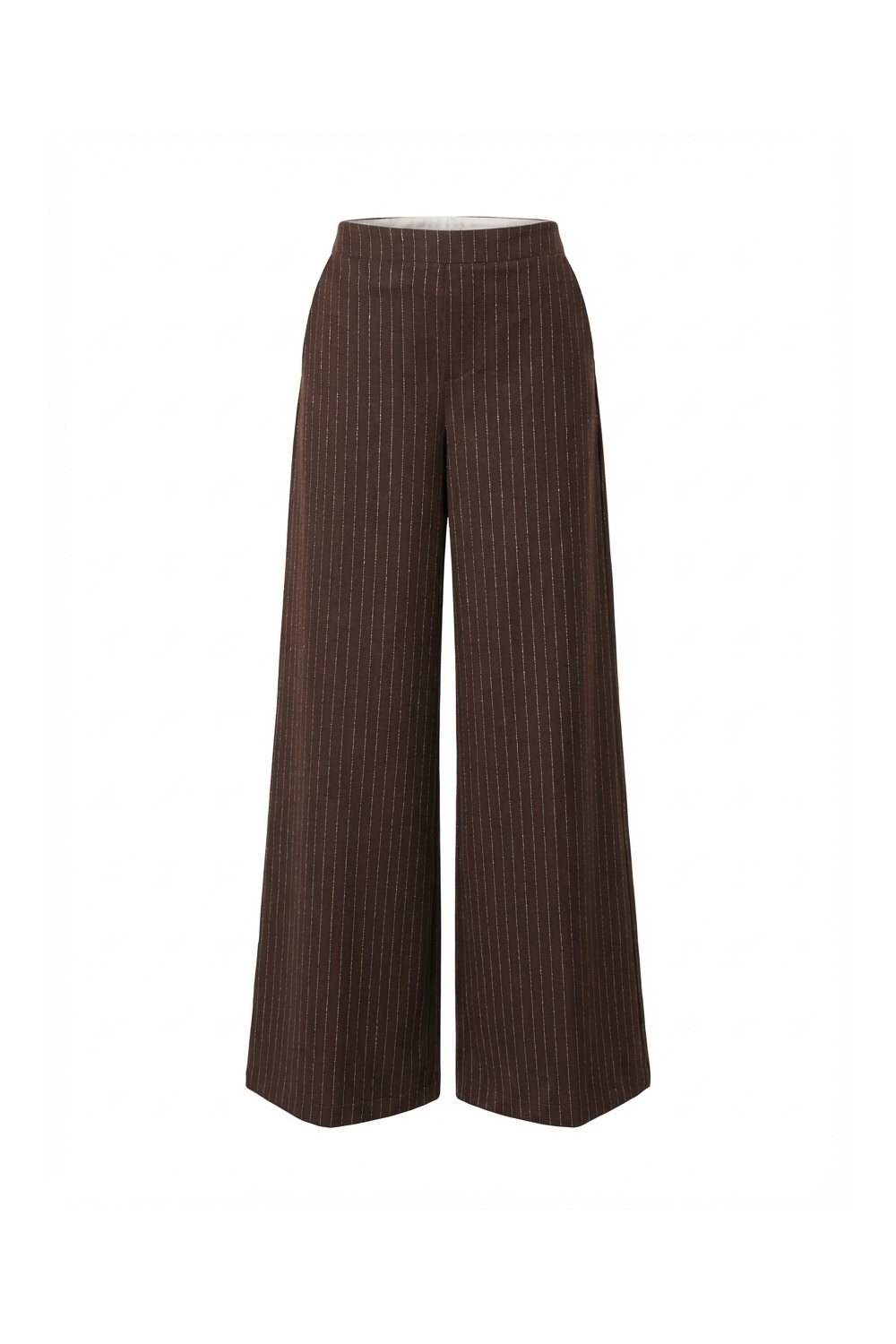 Pantalon Charlie Maura Chocolat fabriqué en Italie.