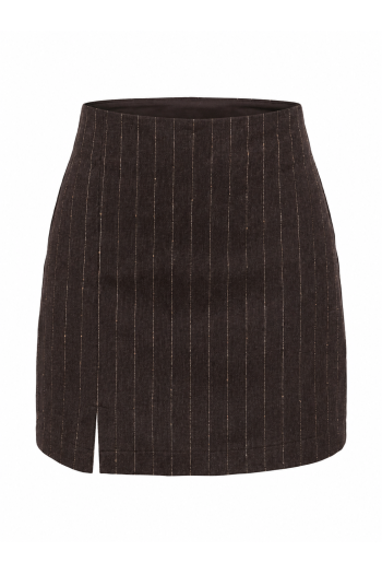 Jupe short Sia goccia story chocolat fabriquée en Italie