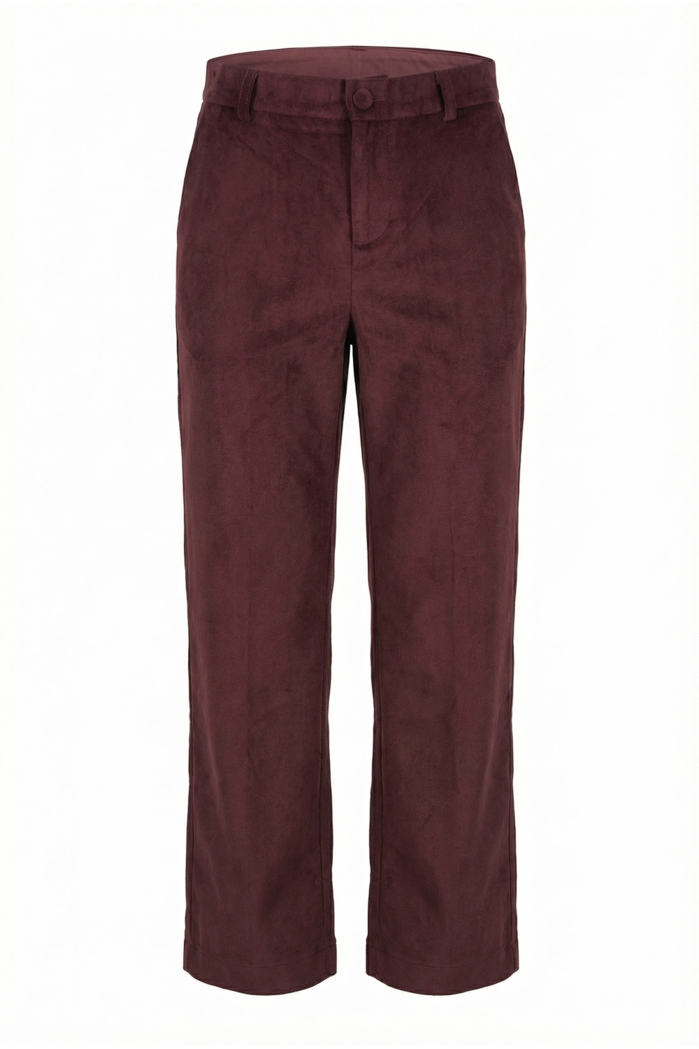 Anja Tuxedo Pants in Chocolate Velvet, Made in Italy