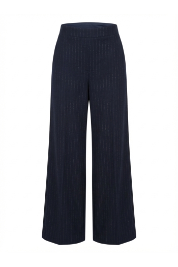 Pantalon Charlie Maura Navy fabriqué en Italie