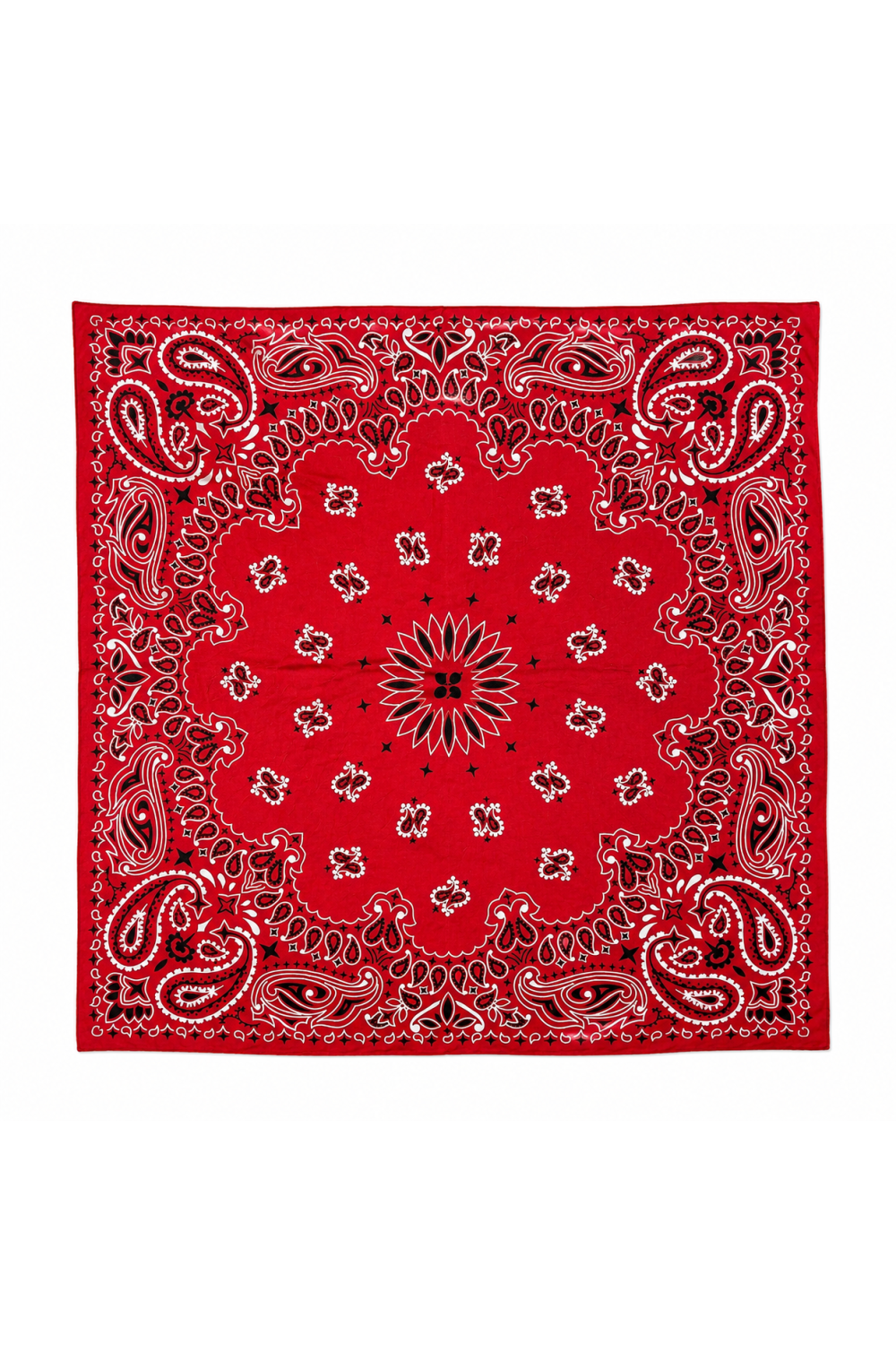 Foulard Hera print foulard rouge fabriqué en Italie