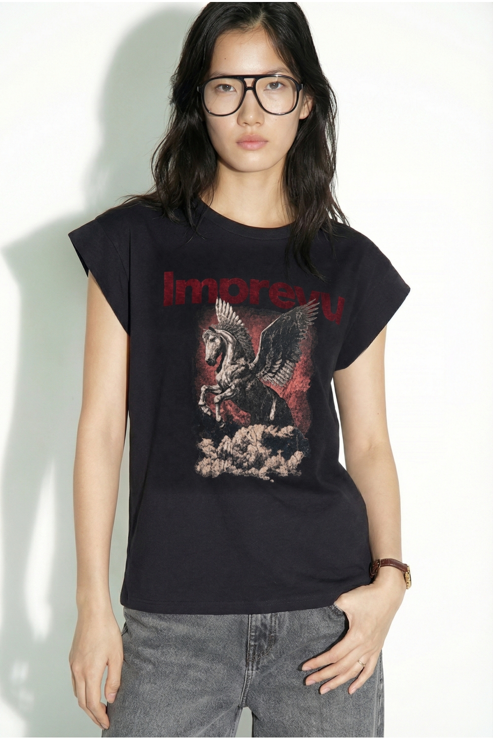 Robbie Unicorn-T-shirt, gemaakt in Portugal