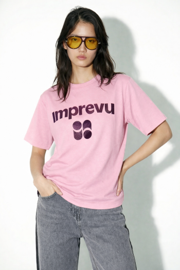 T-shirt Colette foil pink fabriqué au Portugal