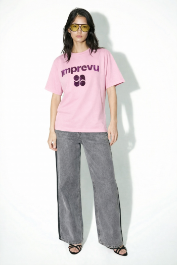 T-shirt Colette foil pink fabriqué au Portugal