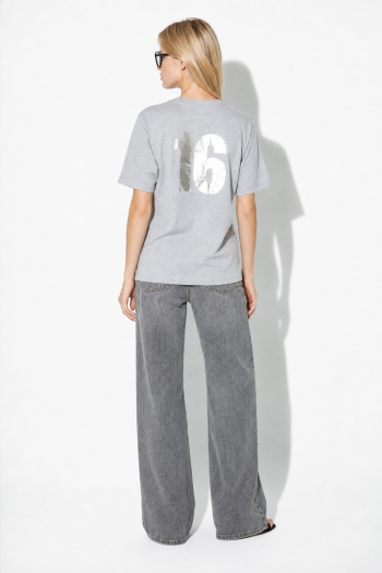 T-shirt Colette foil grey fabriquée au Portugal