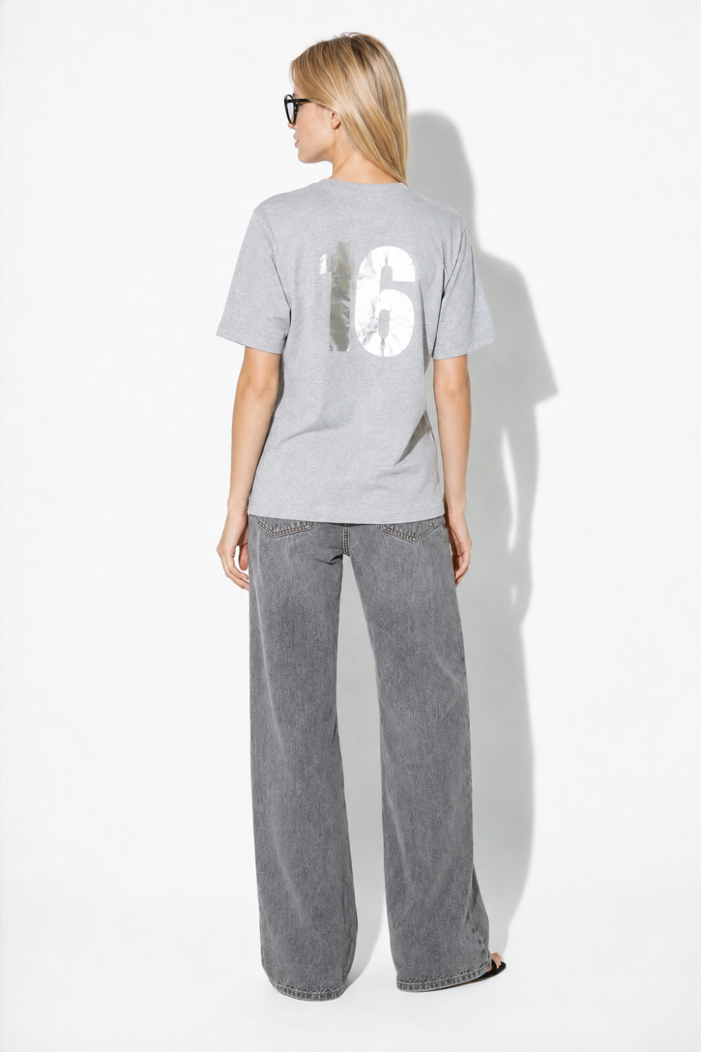 T-shirt Colette foil grey fabriquée au Portugal