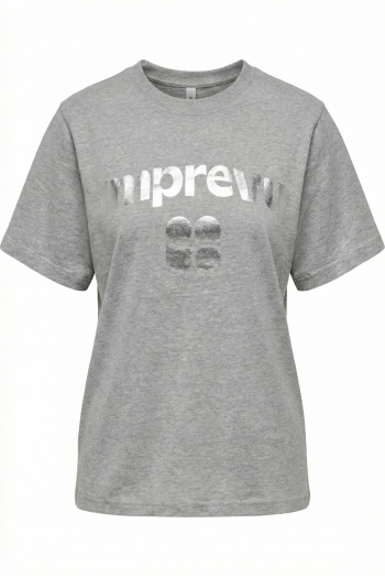 T-shirt Colette foil grey fabriquée au Portugal
