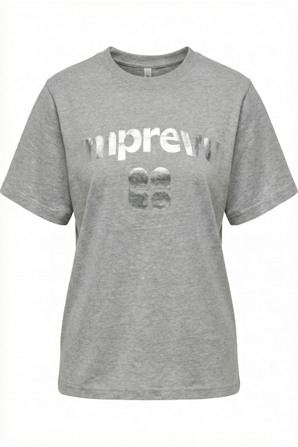 T-shirt Colette foil grey fabriquée au Portugal