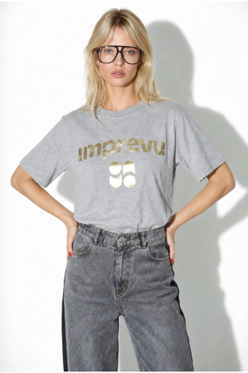 T-shirt Colette foil grey fabriquée au Portugal