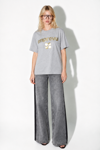 T-shirt Colette foil grey fabriquée au Portugal