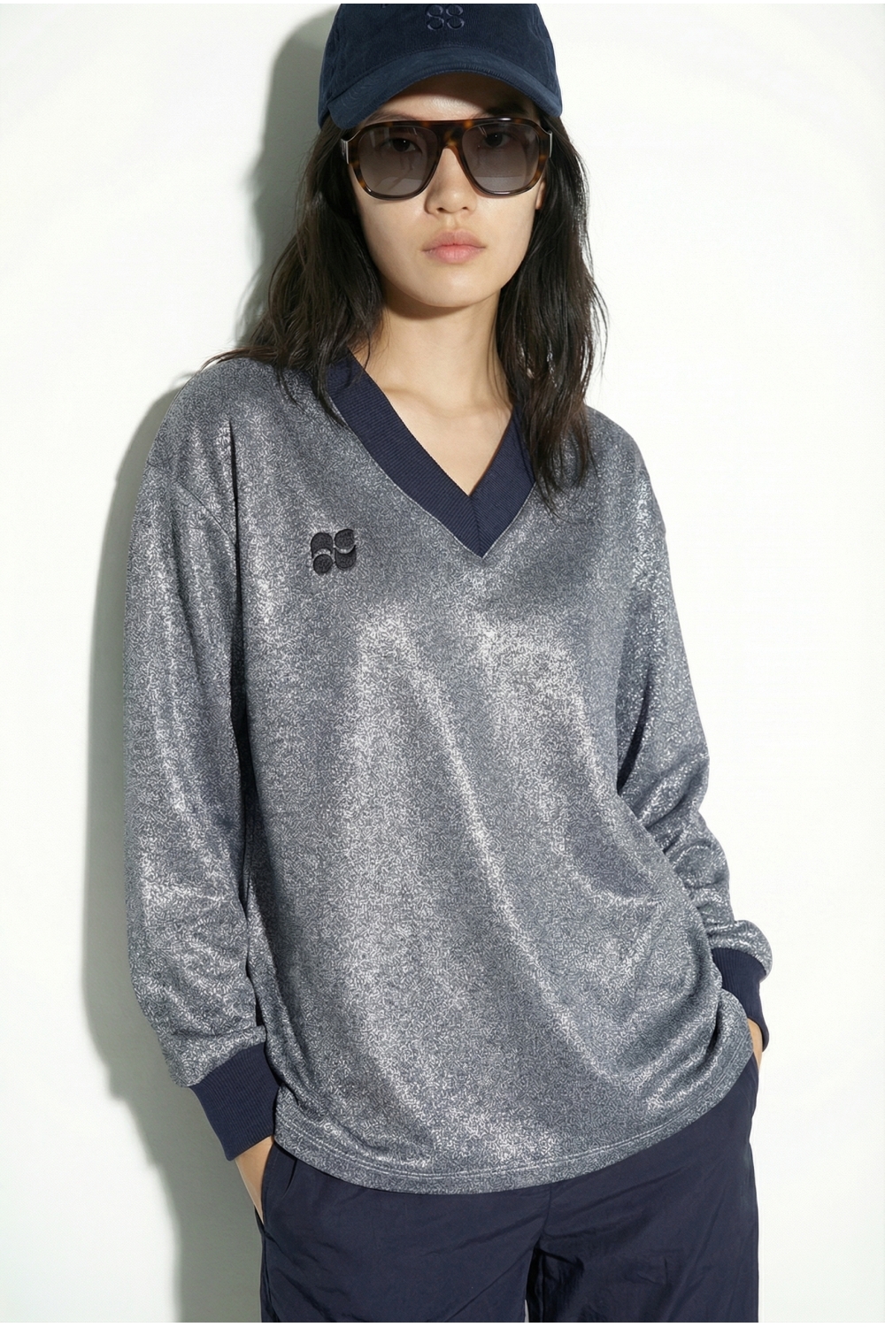 Sweatshirt Kravitz Lurex fabriqué au Portugal