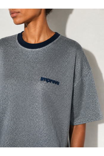Robe Noa Lurex silver fabriquée au Portugal