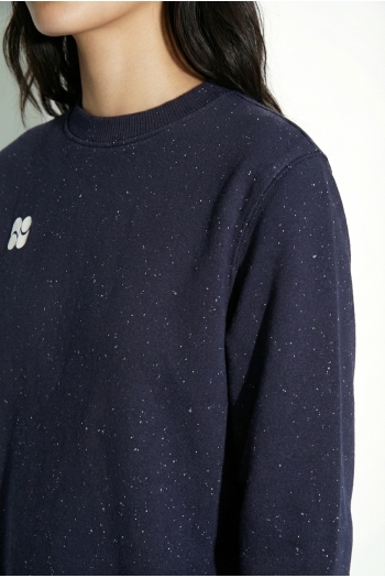 Eddie Mouchete-sweatshirt in blauw, gemaakt in Portugal