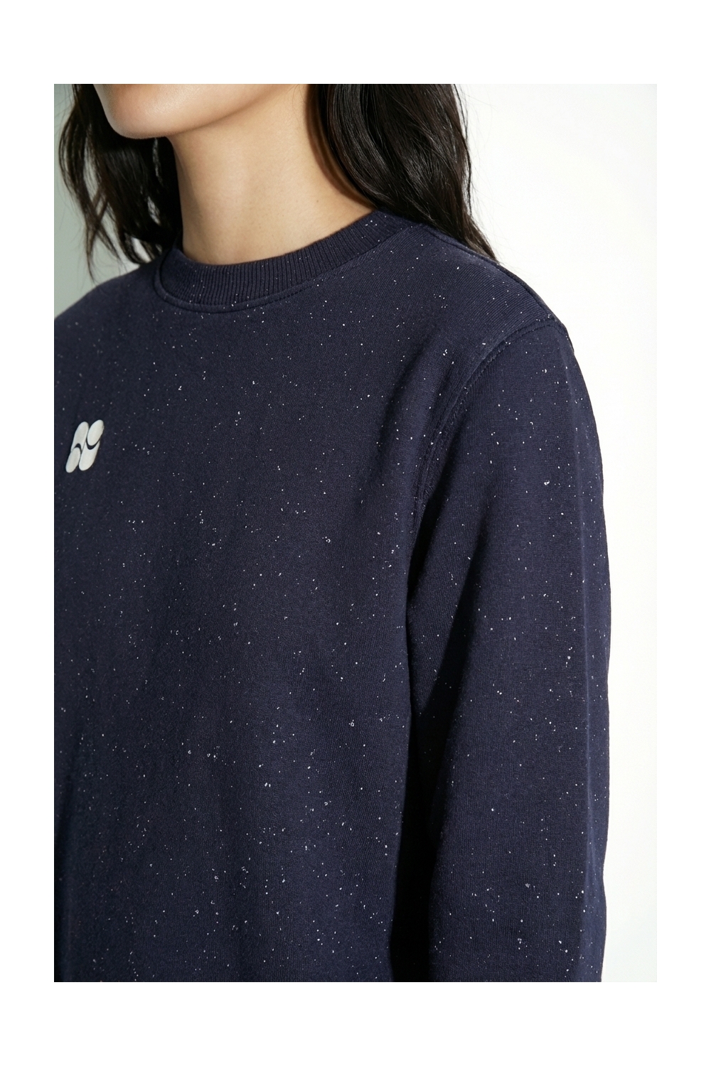 Eddie Mouchete-sweatshirt in blauw, gemaakt in Portugal