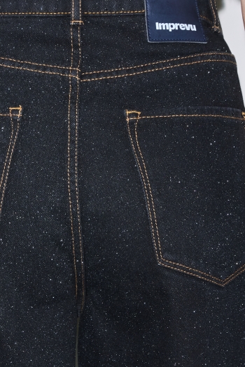 Denim Swiggy black Glitters fabriqué au Portugal