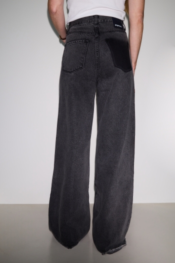 Denim Swiggy Palazzo Grey Made in Portugal