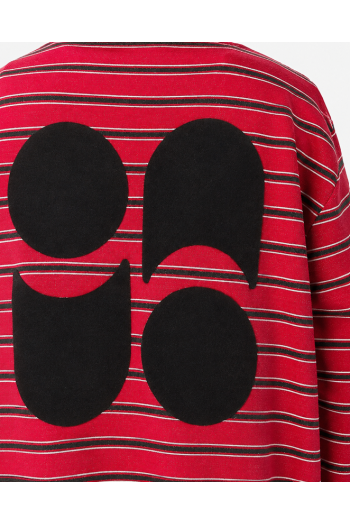 Eddie Striped Red Sweatshirt, made in Portugal