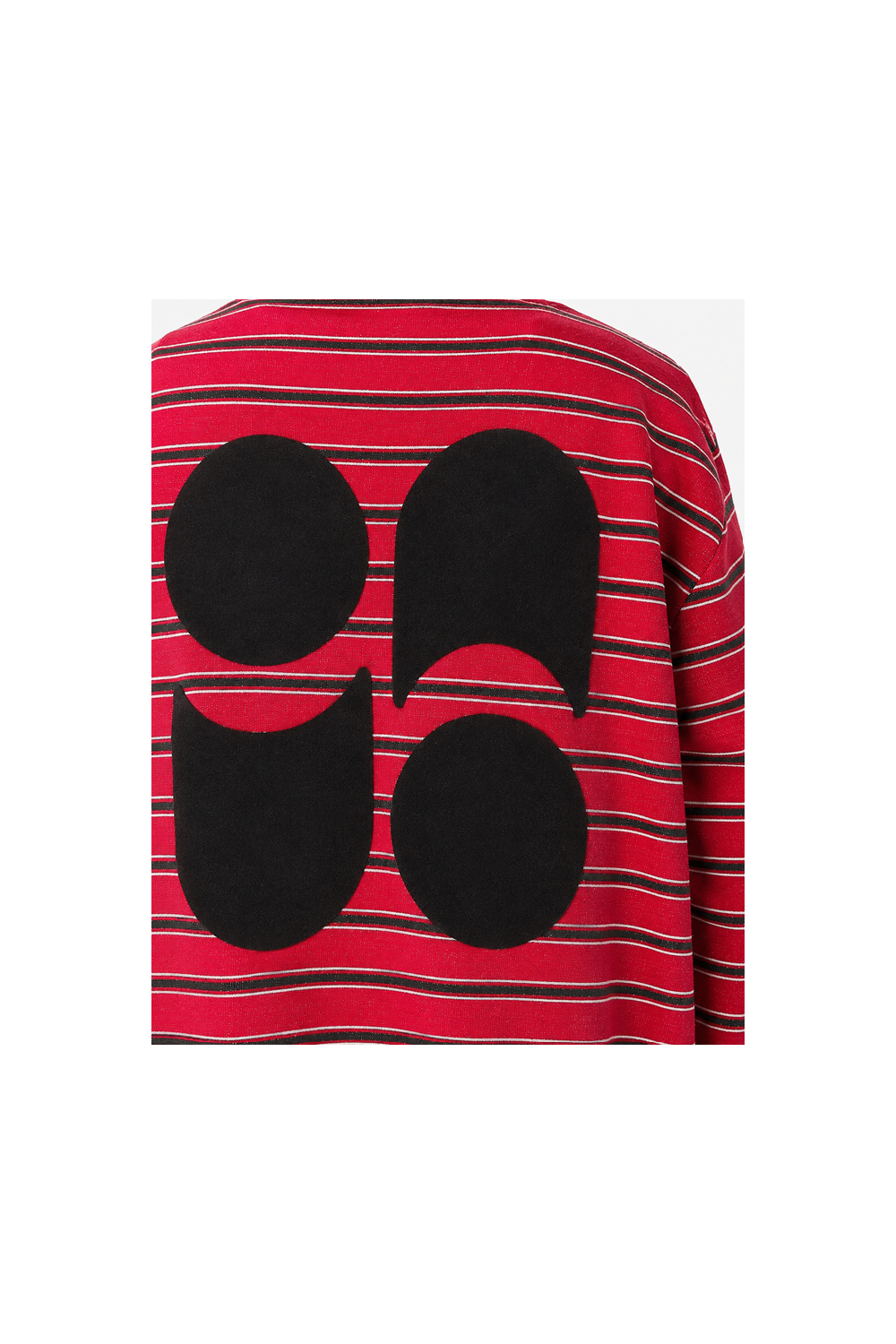 Eddie Striped Red Sweatshirt, made in Portugal