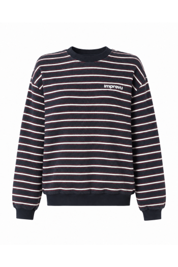 Eddie Blue Striped Sweatshirt, made in Portugal