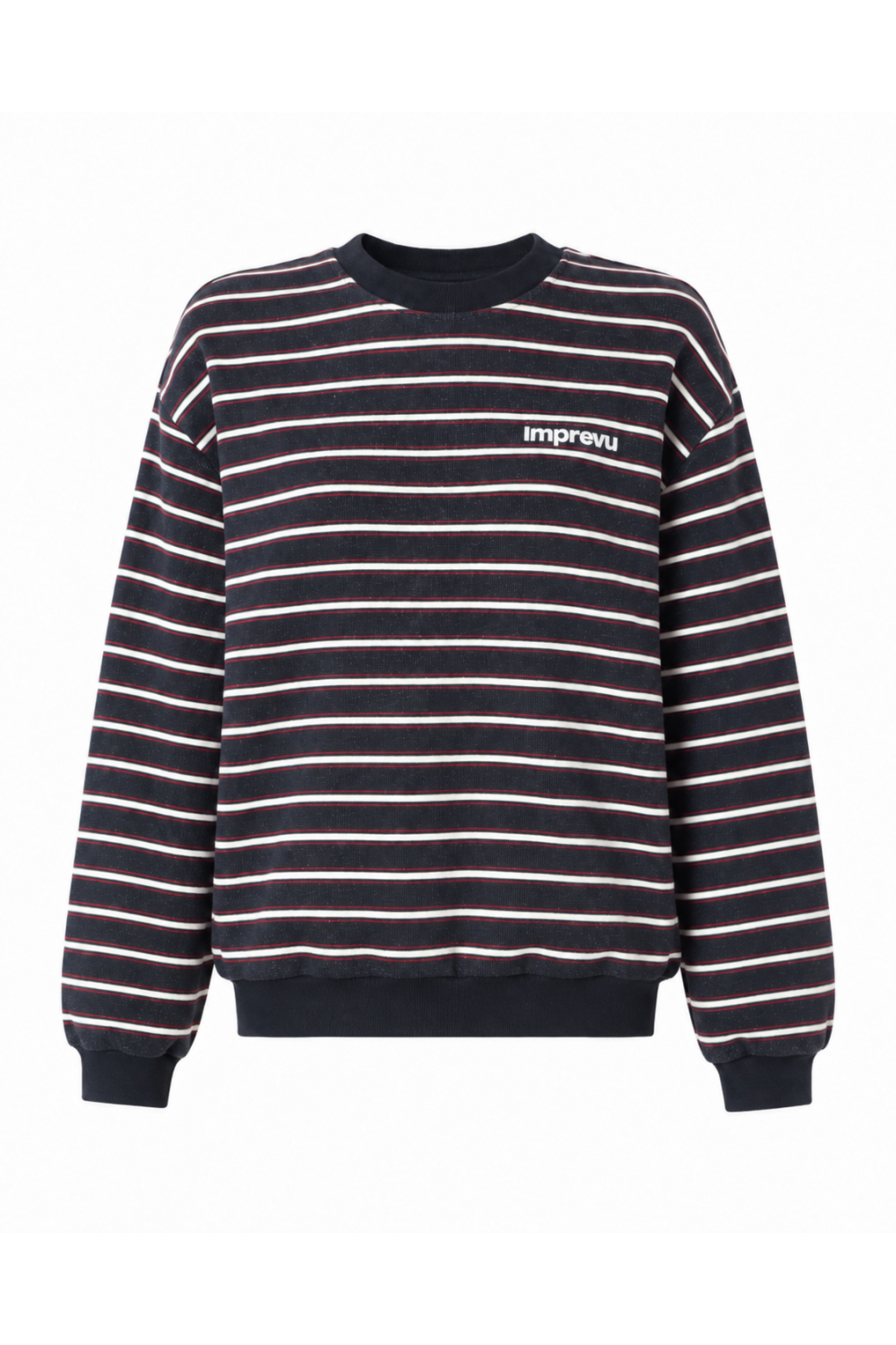 Eddie Blue Striped Sweatshirt, made in Portugal