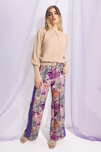 The Emilio pants Red Lys Lila