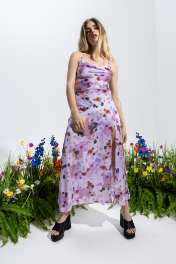 The Sienna dress lilas