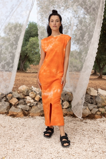 La robe Adèle orange