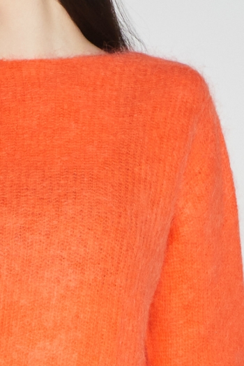 De Romy orange knitwear